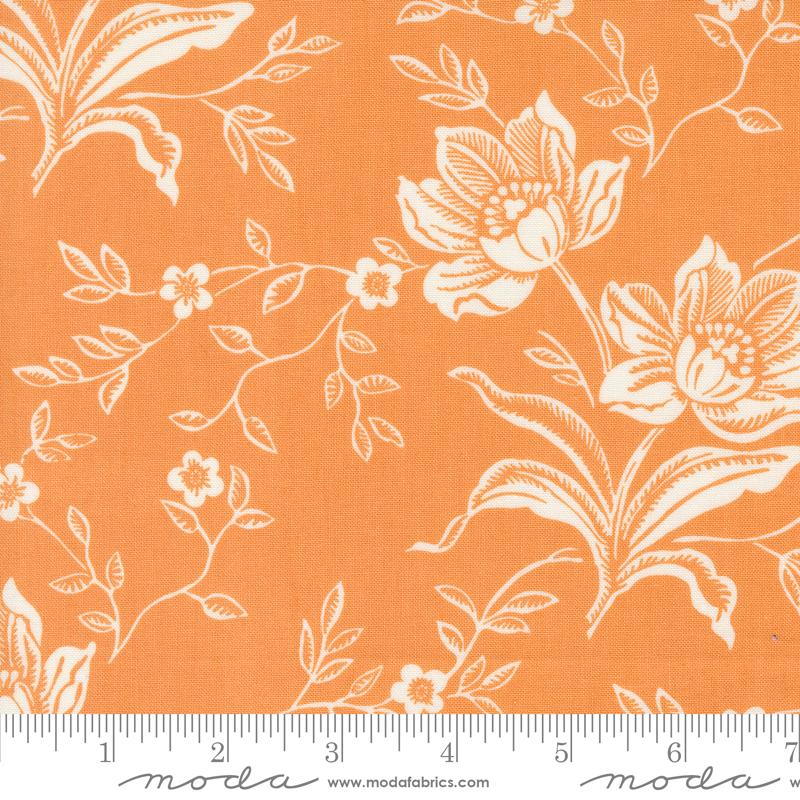 Denim Daisies Bloom - Butterscotch - Quilt Fabric