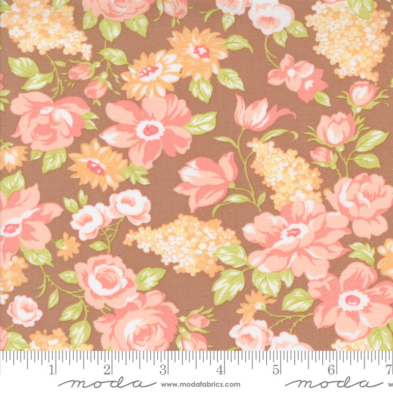 Portofino Blooms - Sienna - Quilt Fabric