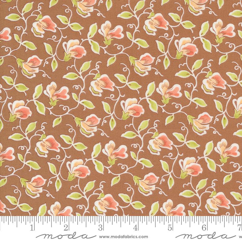 Portofino Flower - Sienna - Quilt Fabric