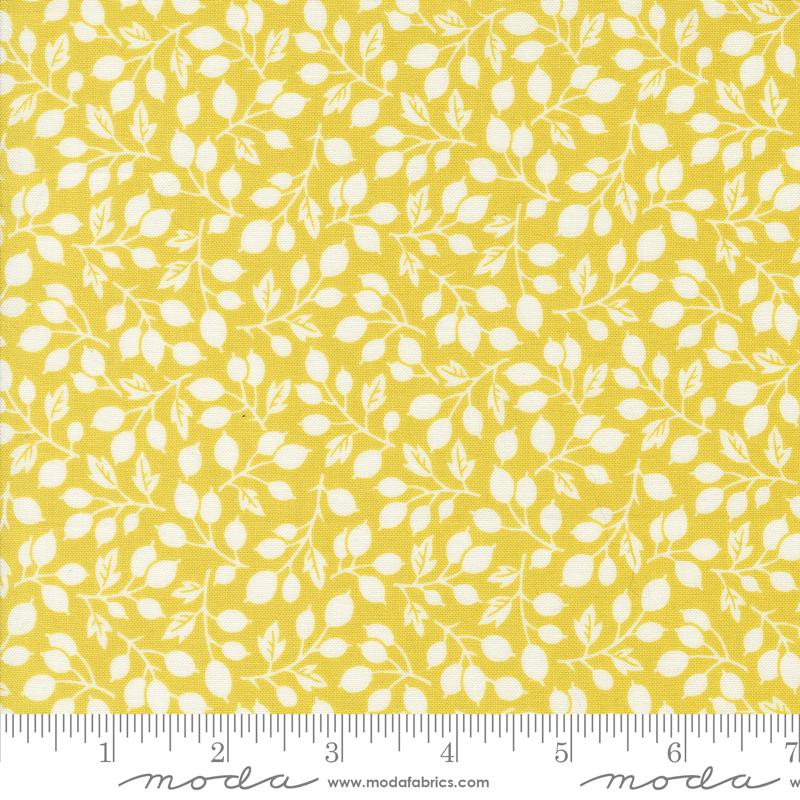 Portofino Vines - Citron - Quilt Fabric