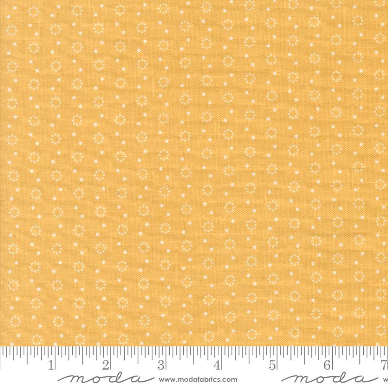 Portofino Dots - Golden Wheat - Quilt Fabric