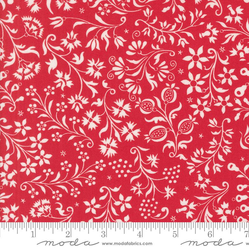 Buon Natale Harvest - Pomegranate - Quilt Fabric