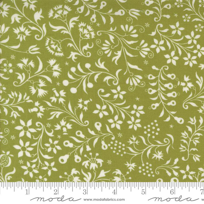 Buon Natale Harvest - Pine - Quilt Fabric