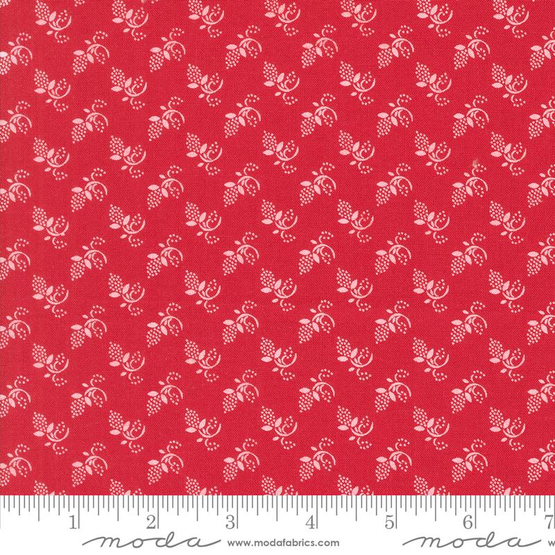 Buon Natale Buds - Pomegranate - Quilt Fabric