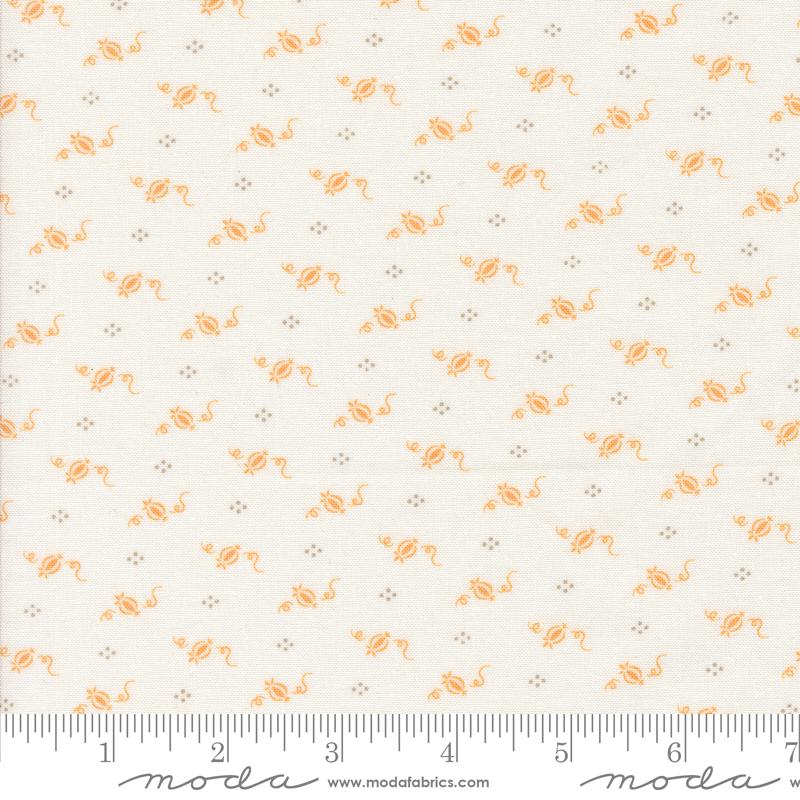 Agatha Road Pumpkin Ghost Multi - Quilt Fabric