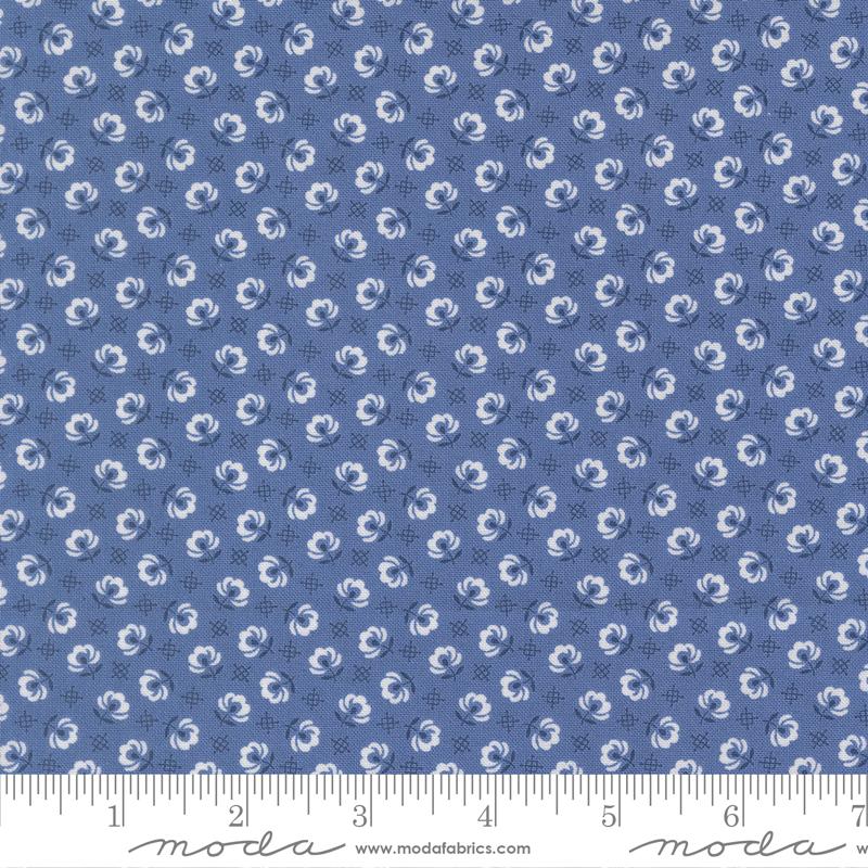 Rosie Blossoms Denim Jeans - Quilt Fabric