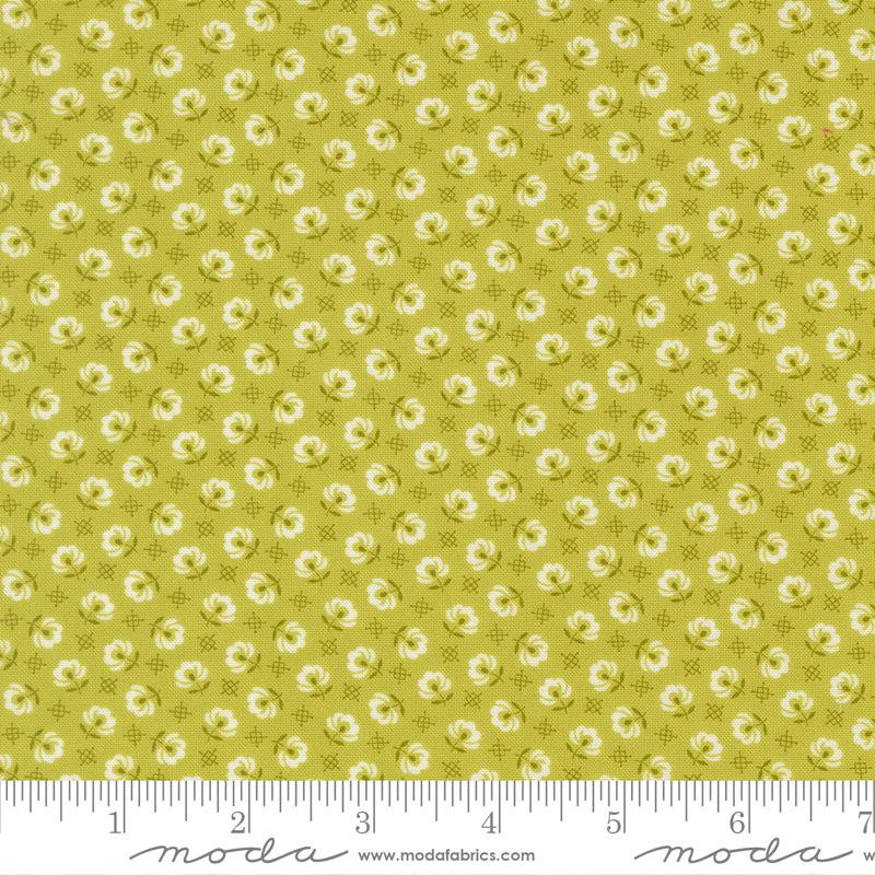 Rosie Blossoms Green Apple - Quilt Fabric