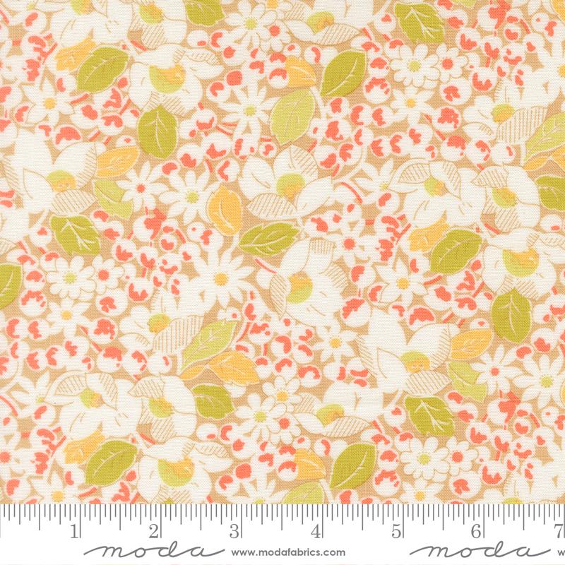 Summers End Floral Almond Pie - Quilt Fabric