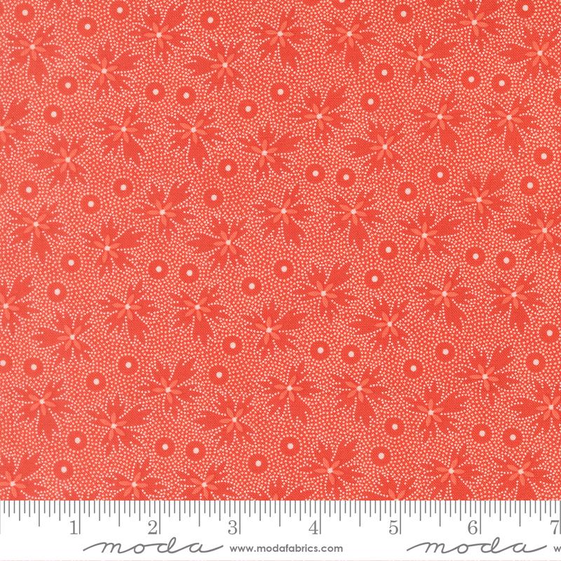 Summers End Bloom Persimmon - Quilt Fabric