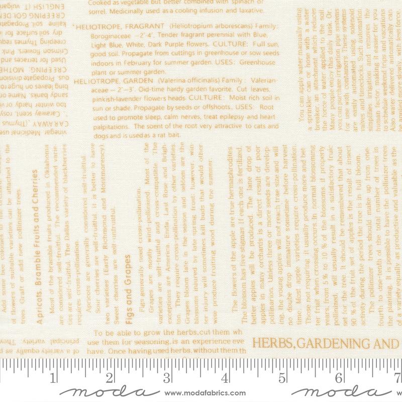 Summers End Print Almond Pie - Quilt Fabric