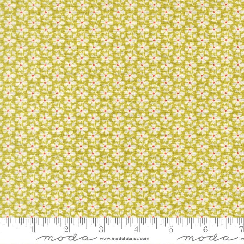 Summers End Flowers Grass - Quilt Fabric