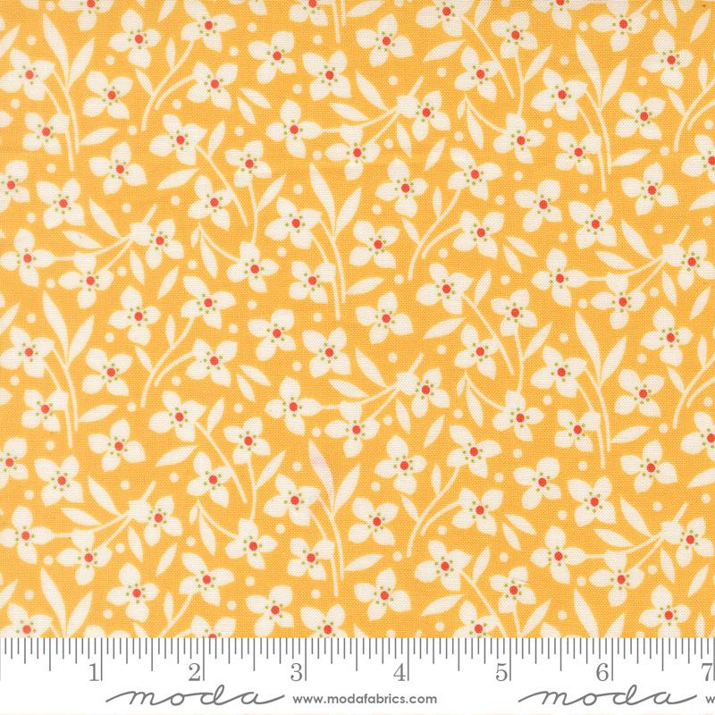 Summers End Sprig Sunflower - Quilt Fabric
