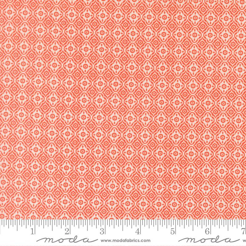 Summers End Trellis Persimmon - Quilt Fabric
