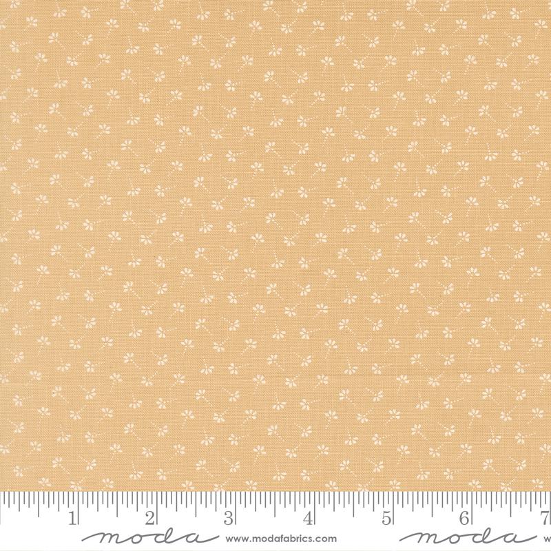 Summers End Petite Blossoms Almond Pie - Quilt Fabric