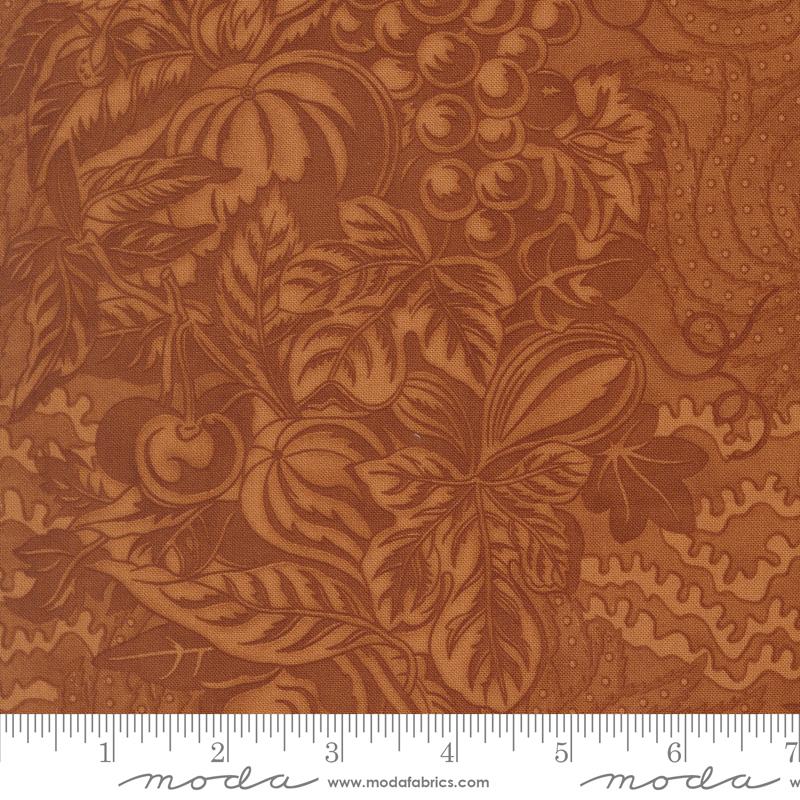 Butternut and Sage Imprint Cinnamon - Quilt Fabric