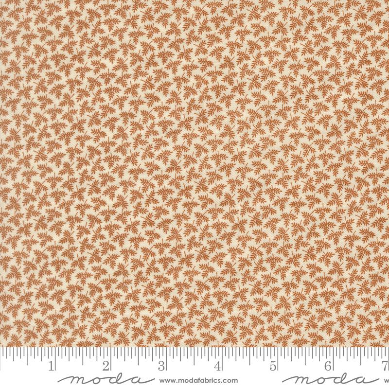 Butternut and Sage Sprig Cinnamon - Quilt Fabric