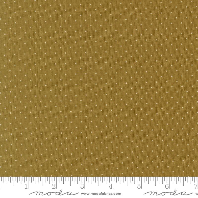 Butternut and Sage Dots Olive - Quilt Fabric