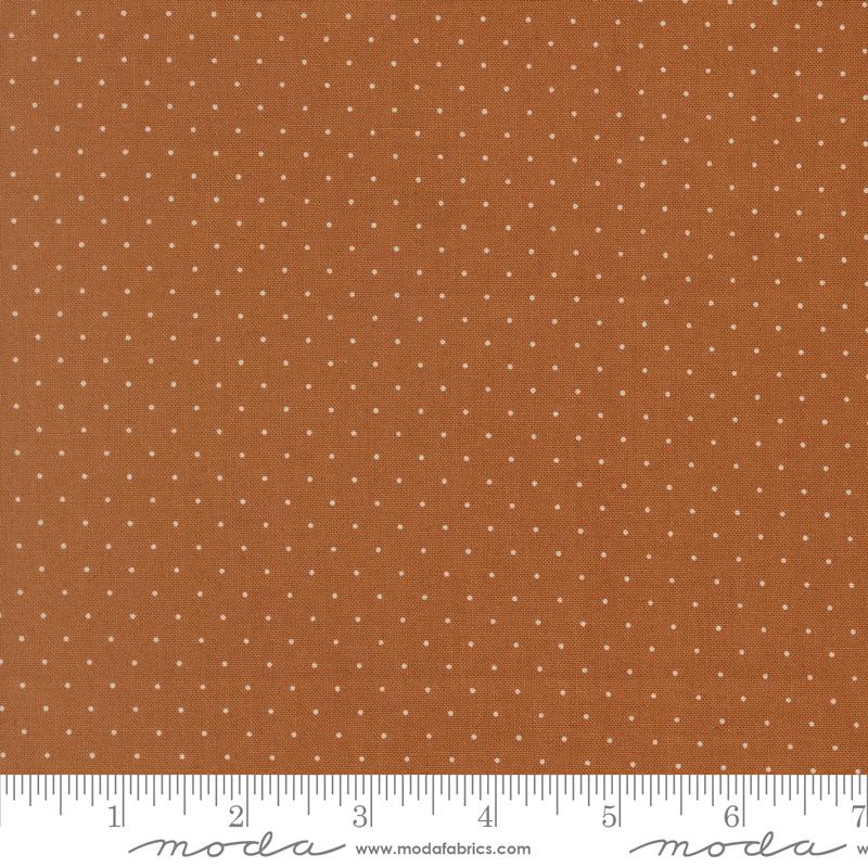 Butternut and Sage Dots Cinnamon - Quilt Fabric