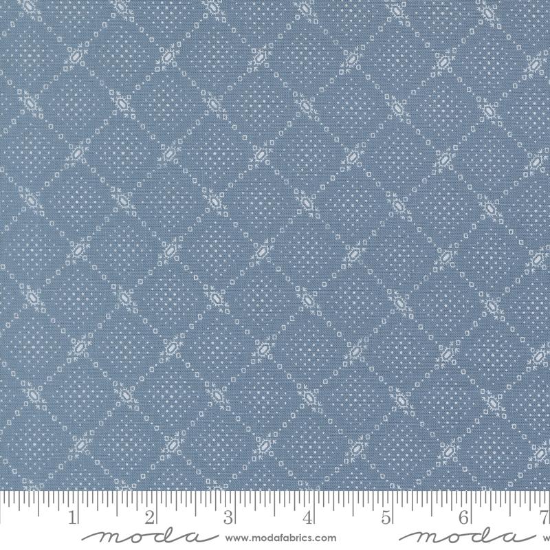Butternut and Sage Trellis Dusk - Quilt Fabric
