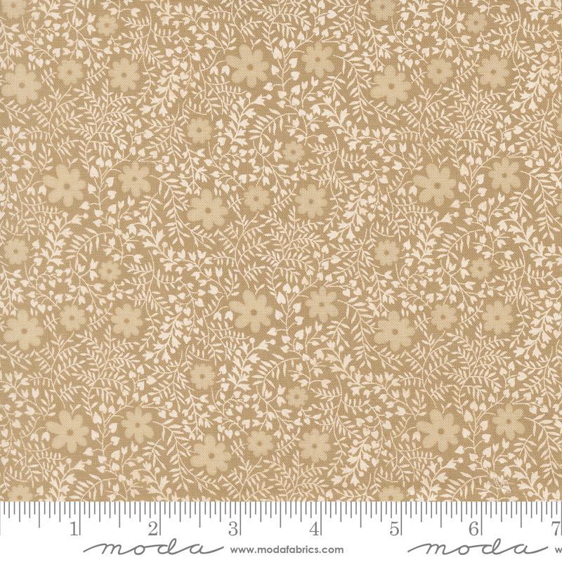 Larkspur and Linen Paisley Stone - Quilt Fabric, zoomed in. Select this picture to zoom back out.