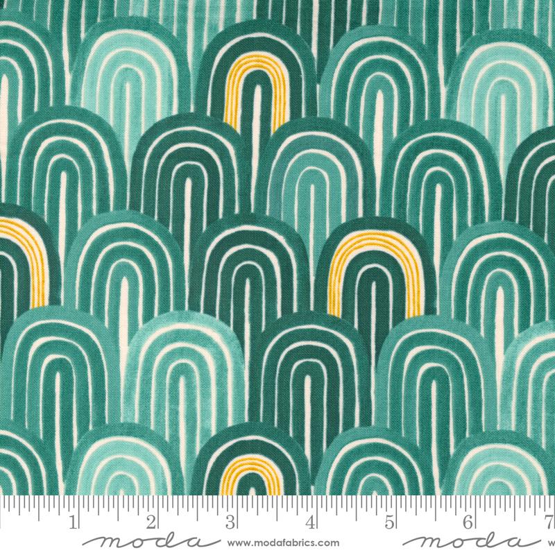 Willow Arches - Lagoon - Quilt Fabric