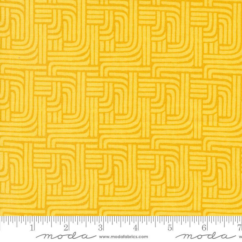 Willow Stripe Falls - Solid Golden - Quilt Fabric