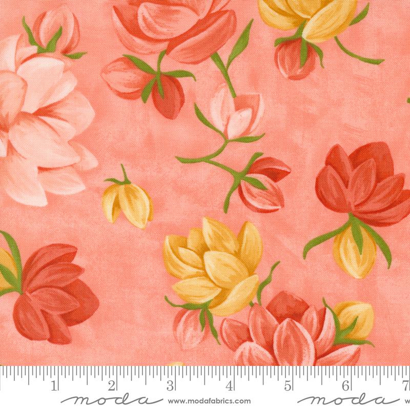 Kindred Petaluma - Coral - Quilt Fabric