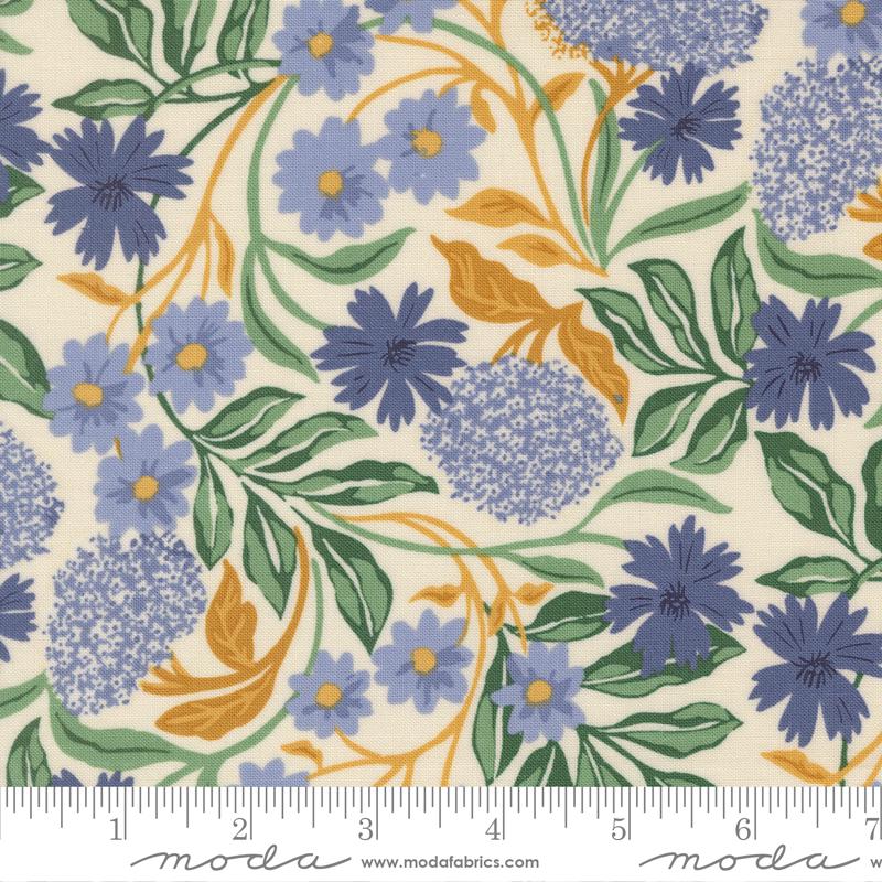 Brookside Floral Cloud - Quilt Fabric
