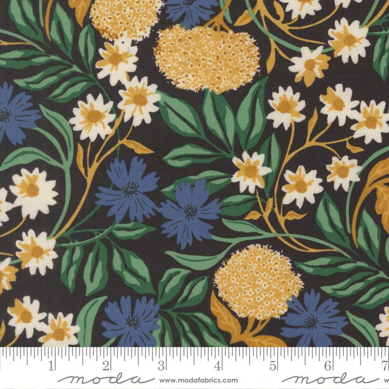 Brookside Floral Midnight - Quilt Fabric