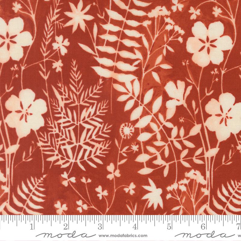 Brookside Leaf Terra Cotta - Quilt Fabric