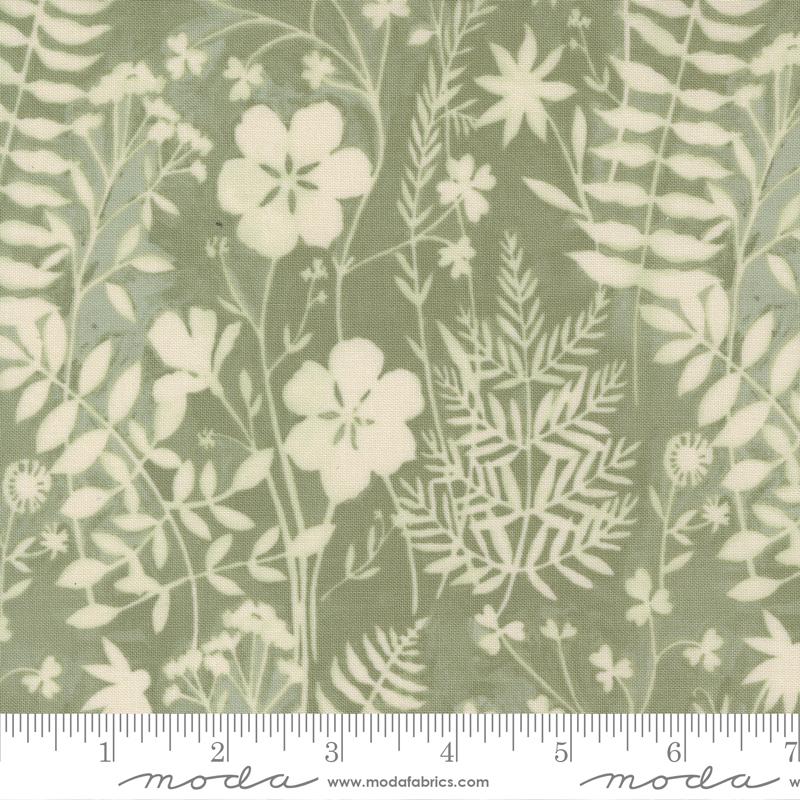 Brookside Leaf Sagebrush - Quilt Fabric