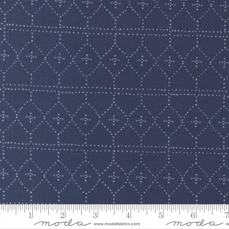 Brookside Tiles Lake - Quilt Fabric