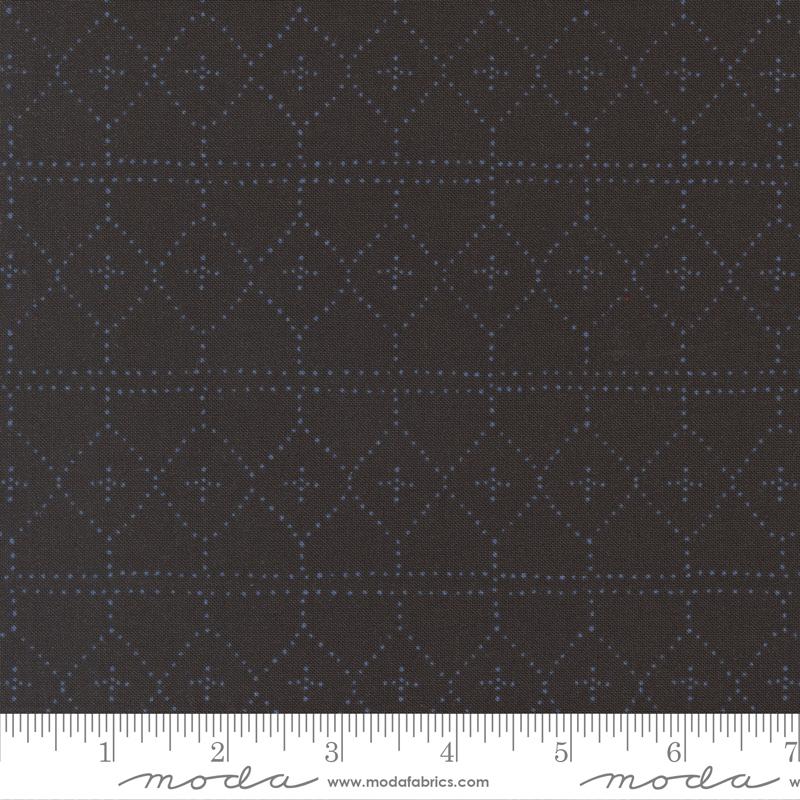 Brookside Tiles Midnight - Quilt Fabric