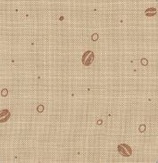 32 Count Coffee Print Belfast Linen 13x18