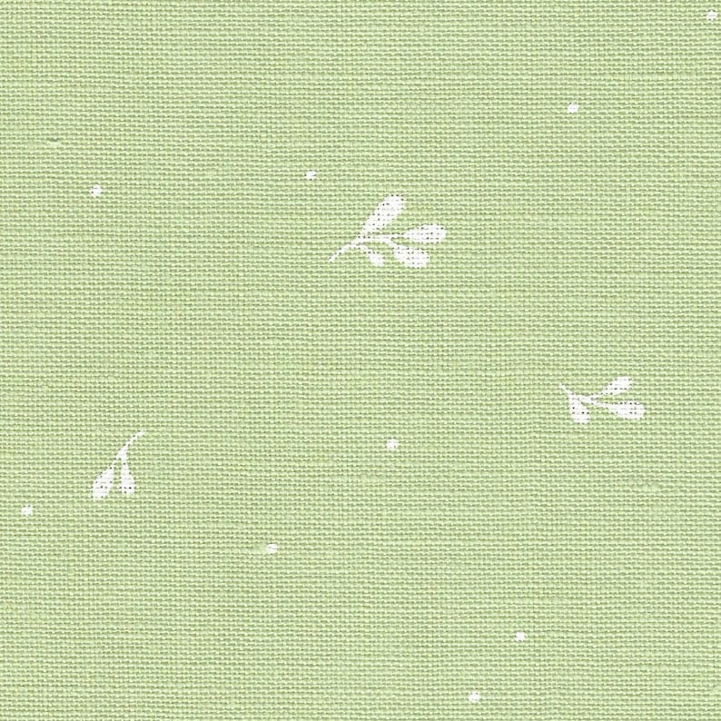 32 Count Green/White Leaves Belfast Linen 18x27