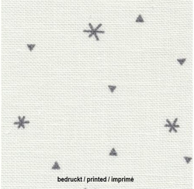 32 Count Sparkle White/Dark Grey Belfast Linen Fabric 13x18