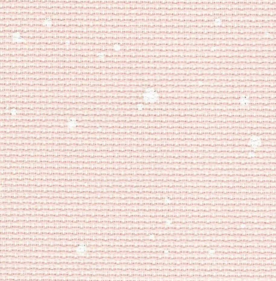 14 Count Powder Pink Splash Stern Aida - 21x36