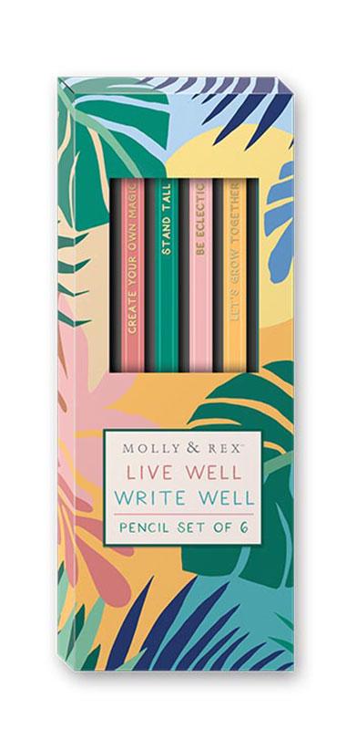 Box Pencils 6ct Live Well 