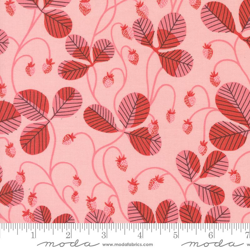 Love Letter Berry - Light Pink - Quilt Fabric