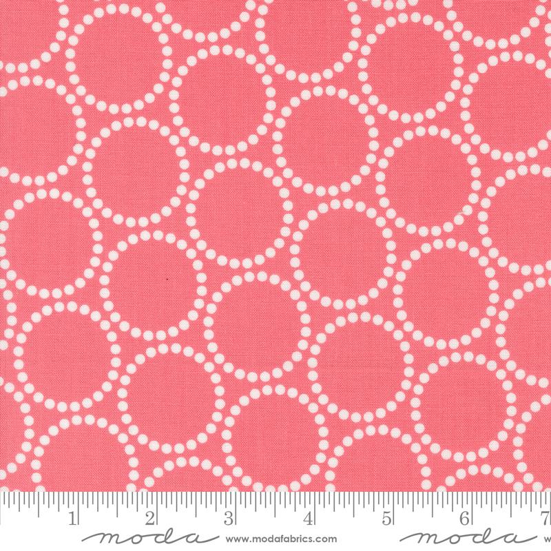Love Letter Circles - Tea Rose - Quilt Fabric