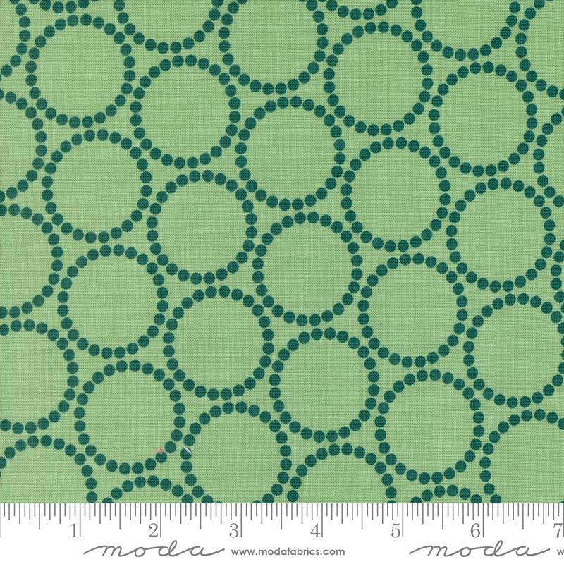 Love Letter Circles - Cucumber - Quilt Fabric