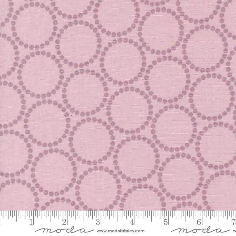 Love Letter Circles - Mauve - Quilt Fabric