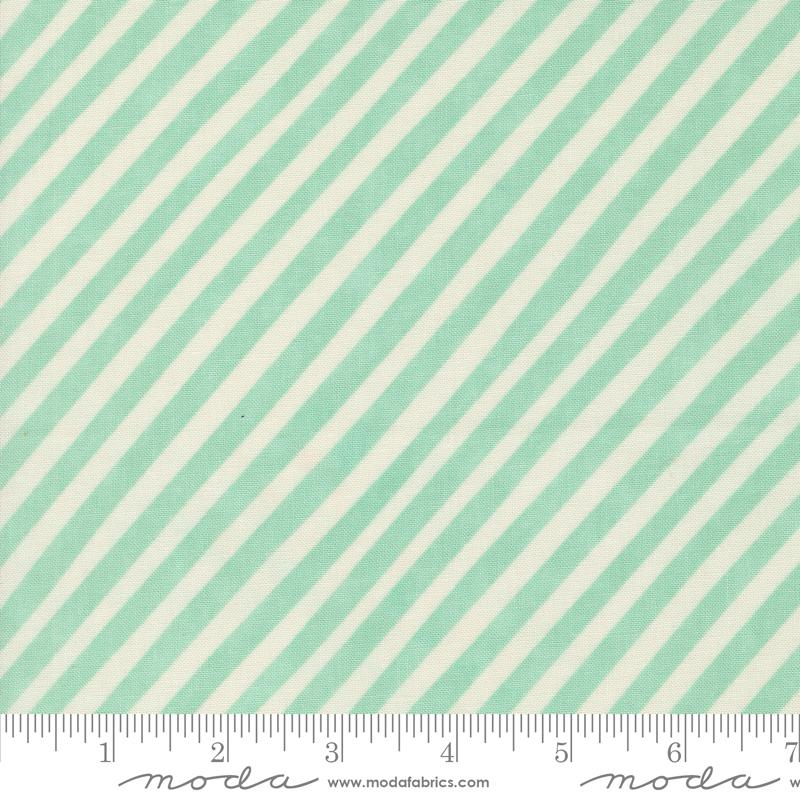 Love Letter Stripes - Seafoam - Quilt Fabric