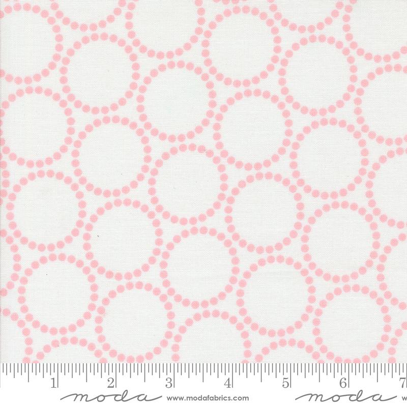 Tiny Christmas Snow Cotton Candy - Quilt Fabric