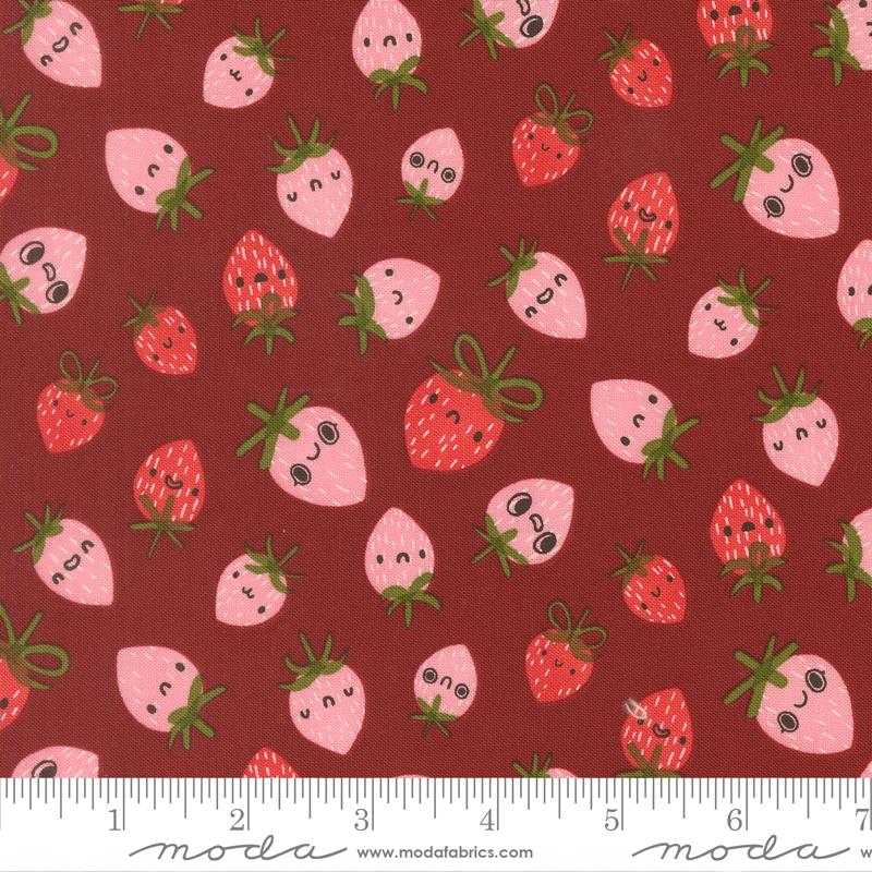 Funny Valentine Berry Rose - Quilt Fabric