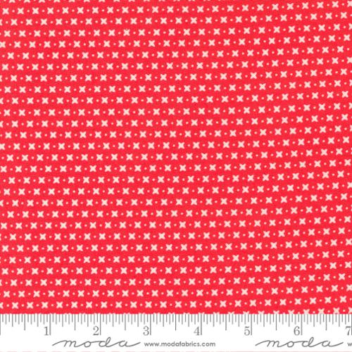 Sincerely Yours Geranium - Criss Cross - Quilt Fabric