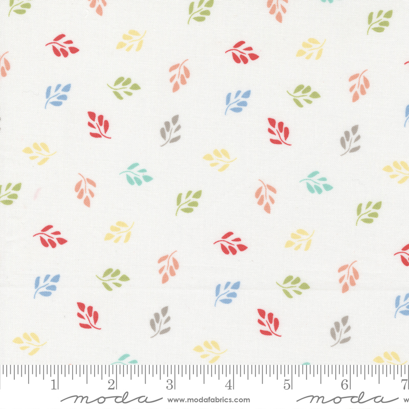 Emma Whimsy Porcelain - Quilt Fabric