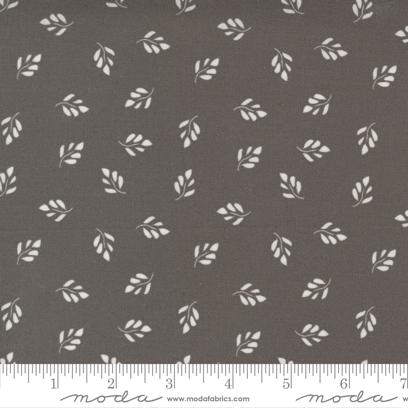 Emma Whimsy Charcoal - Quilt Fabric