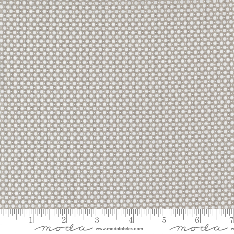Emma Dots Stone - Quilt Fabric