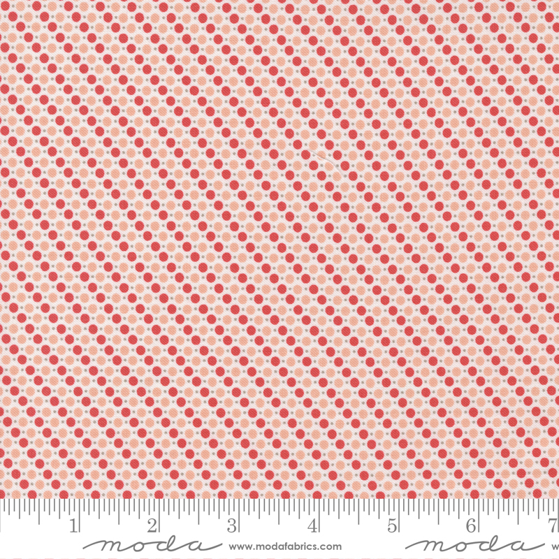 Emma Dots Peach - Quilt Fabric